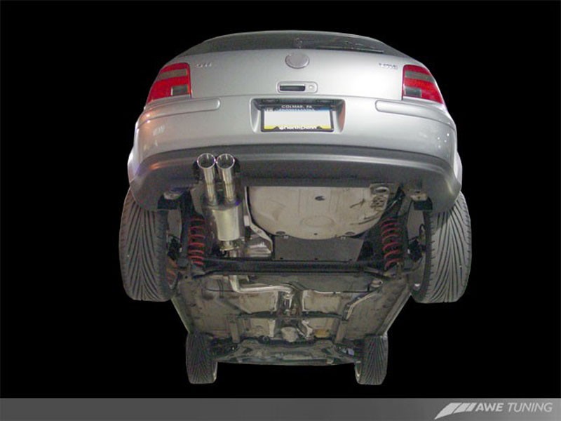AWE Cat Back Performance Exhaust for Mk4 Golf and GTI - Dual Outlet