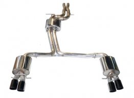 AWE Touring Edition Exhaust for Audi B8 S4 3.0T - Chrome Silver Tips (90mm)
