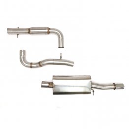 Billy Boat Exhaust - Volkswagen MK4 GLI (2003-2005) 3.0" Cat Back Exhaust System with Single Round Tip