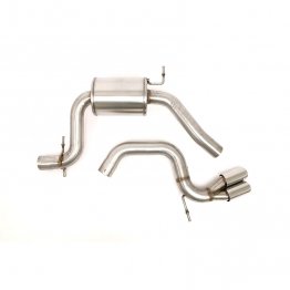 Billy Boat Exhaust - Volkswagen MK5 GTI 2.0T (2006-2010) 3.0" Cat Back Sport Exhaust System with Twin Round Tips