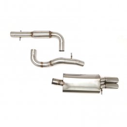 Billy Boat Exhaust - Volkswagen MK4 Golf/GTI (2003-2005) 3.0" Cat Back Exhaust System with Twin Round Tips