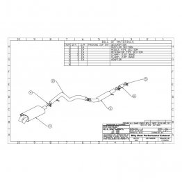 Billy Boat Exhaust - Volkswagen MK4 Golf/GTI (2000-2002) 2.5" Cat Back Exhaust System with Turn Down Tips