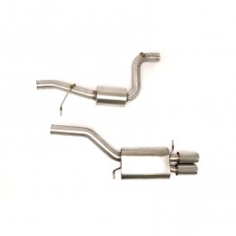 Billy Boat Exhaust - Volkswagen B6 Passat 2.0T Cat Back Exhaust System with Twin Round Tips
