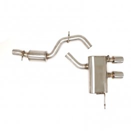 Billy Boat Exhaust - Volkswagen MK5 R32 (2008-2009) Cat Back Exhaust System with Dual Round Tips