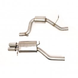 Billy Boat Exhaust - Volkswagen CC (2009-2016) Cat Back Exhaust System with Twin Round Tips