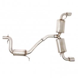 Billy Boat Exhaust - Volkswagen MK6 GTI - 3.0" Cat Back Exhaust System with Dual Round Tips
