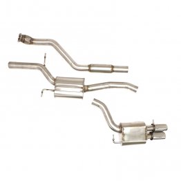 Billy Boat Exhaust - Audi B8 A5 2.0T Quattro (2009-2015) Cat Back Exhaust System with Twin Round Tips