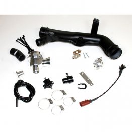 Forge Motorsport High Flow Valve for K03 Turbo on Audi, VW, and SEAT TFSi Engines - Black and Normal Trumpet