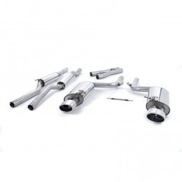 Milltek Sport Audi B7 RS4 4.2L Cat-Back Exhaust System - Resonated - Dual Polished Oval Tips