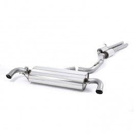 Milltek Sport Audi TTRS 2.5T Cat-Back Exhaust System - Resonated With Exhaust Valves - Retains OEM Exhaust Valve and Tips