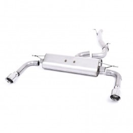 Milltek Sport Audi A3 8V 2.0T Quattro Cat-Back Exhaust System - Non-Resonated - Twin GT100 Polished Tips