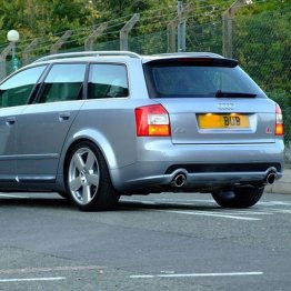Milltek Sport Audi B6 A4 1.8T (6-Speed) Quattro Cat-Back Exhaust System - Resonated - 90mm Polished Jet Style Tips