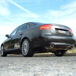 Milltek Sport Audi B7 A4 2.0T Tiptronic Quattro Cat-Back Exhaust System - Non-Resonated - Dual GT100 Polished Tips