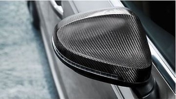 OEM Audi B9 (8W) Chassis - Carbon Fiber Mirror Cap Set (one pair, left and right side)