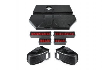 Eventuri BMW F97/F98 Carbon Air Box Lid w/ Replacement Filters and Carbon Scoops