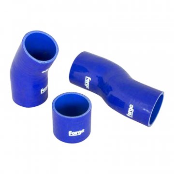 Forge Motorsport Lower Intercooler Silicone Hoses for Audi TT, S3, and SEAT Leon 1.8T Engines - Blue