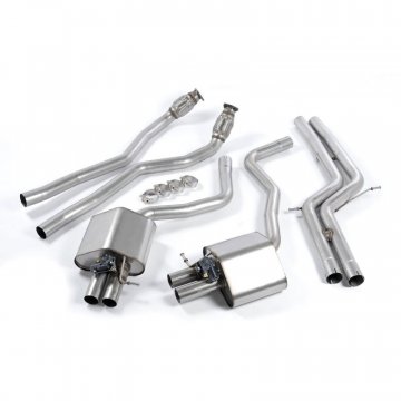 Milltek Audi C7 RS6/RS7 Cat-Back Exhaust System - Valvesonic Non-Resonated - Retains OEM Exhaust Valve and Tips