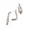 Billy Boat Exhaust - Volkswagen MK4 GLI (2003-2005) 2.5" Cat Back Exhaust System with Single Round Tip