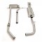 Billy Boat Exhaust - Audi B5 A4 FWD (5-speed) 1.8T (1997-2001) Cat Back Exhaust System with Twin Round Tips