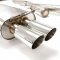Billy Boat Exhaust - Audi B5 S4 2.7T (2000-2002) Cat Back Sport Exhaust System with Twin Round Tips