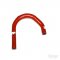 Forge Motorsport Silicone Servo Hose for Audi TT, S3, and SEAT Cupra R 1.8T - Red