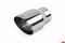 APR Slash-Cut Single-Walled 3.5" Polished Silver Tips - Set of 2