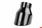 APR Slash-Cut Double-Walled 4" Black Polished Tips - set of 2
